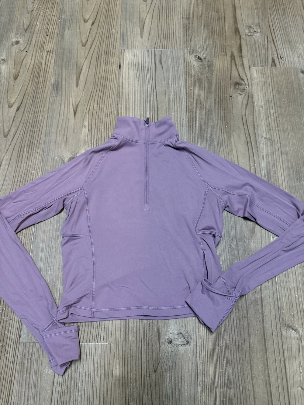 Lululemon cropped quarter zip
